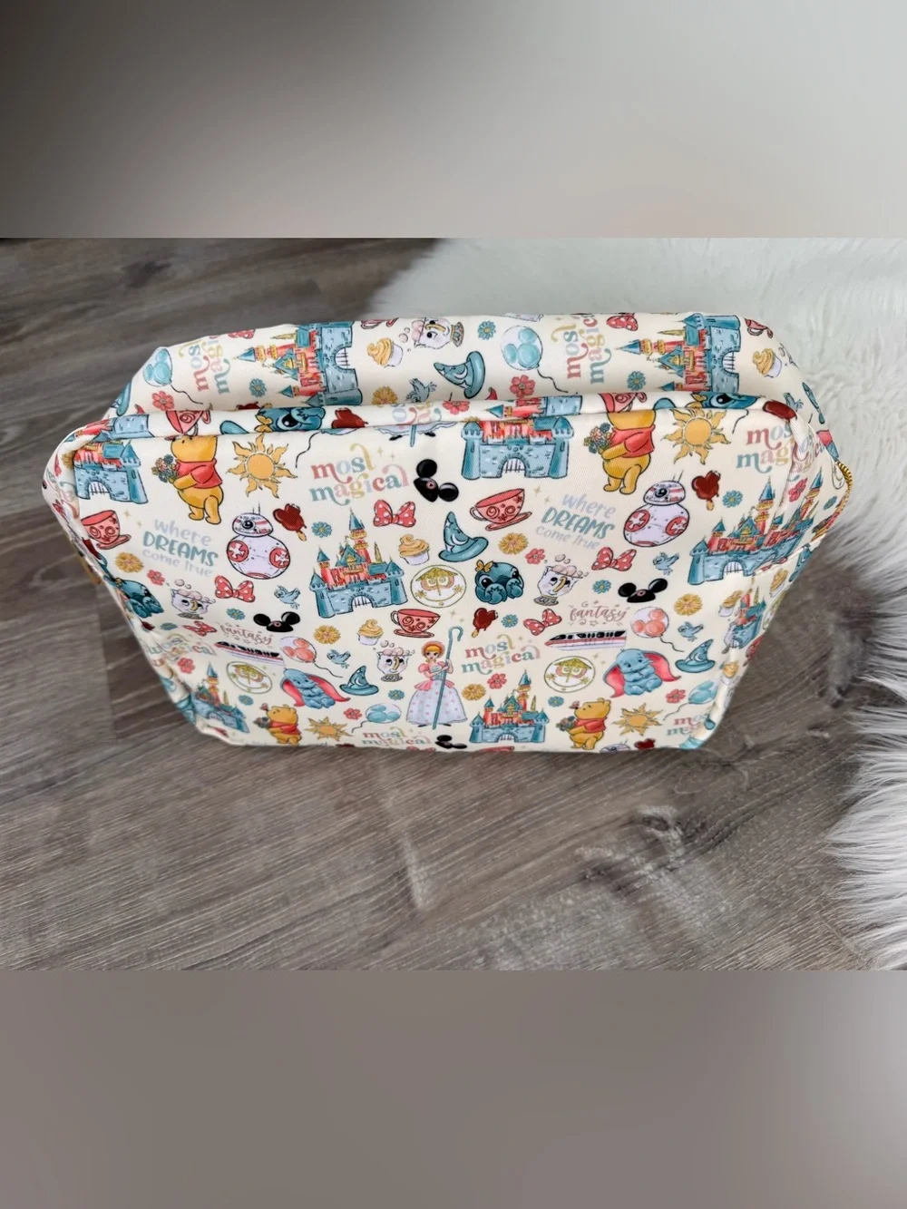 HONEY BOUTIQUE Magical Characters Makeup Cosmetic Travel Bag